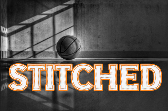 Stitched Display Font By Vladimir Carrer