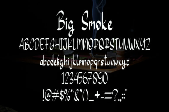 Big Smoke Font - Preview 4