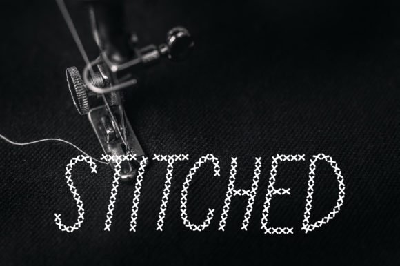 Cross Stitch Font - Preview 1
