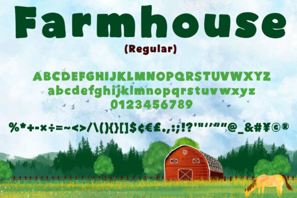 Farmhouse Font - Preview 1