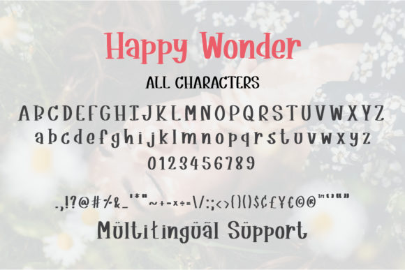 Happy Wonder Font - Preview 2