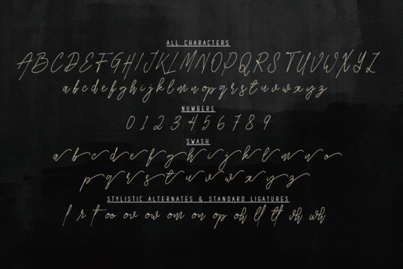 Hillusy Font PNG with transparent background - Preview 6
