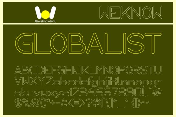 Internationalist Font PNG with transparent background - Preview 4