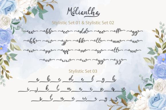Moliantha Font PNG with transparent background - Preview 6