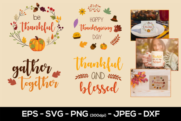 Thanksgiving Svg Bundle Fall Bundle Sub Graphics