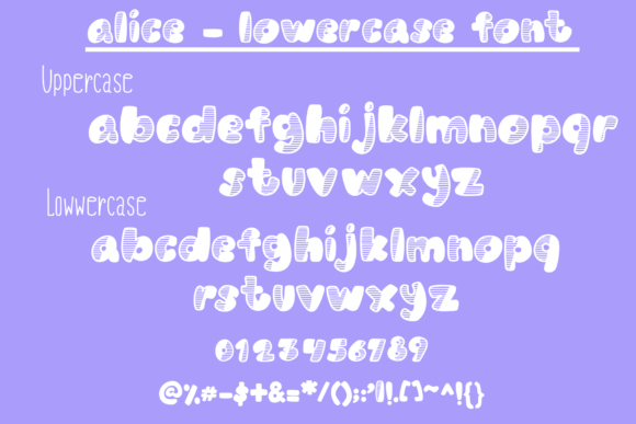 Alice Font - Preview 5