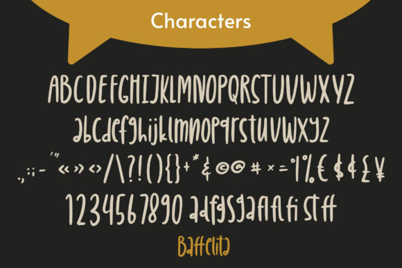 Baffelita Font - Preview 4