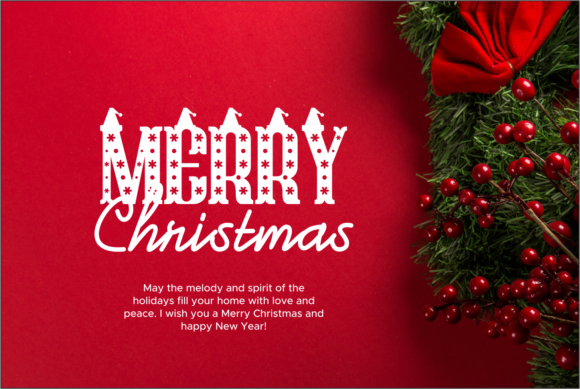 Christmas Hat Font - Preview 1