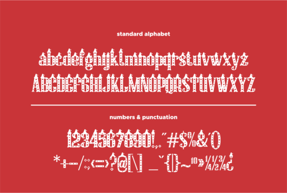 Christmas Hat Font - Preview 3