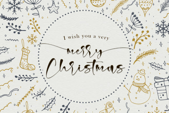 Christmas Signature Font - Preview 1