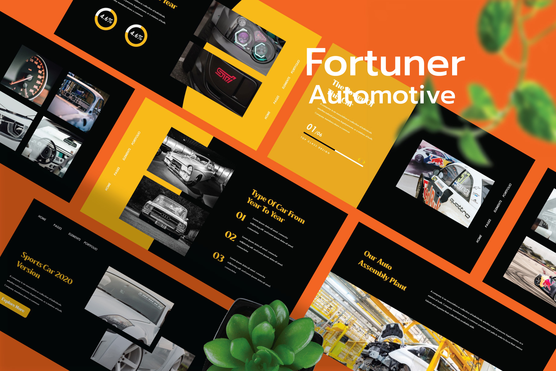 Presentación PowerPoint de Fortuner Automotive