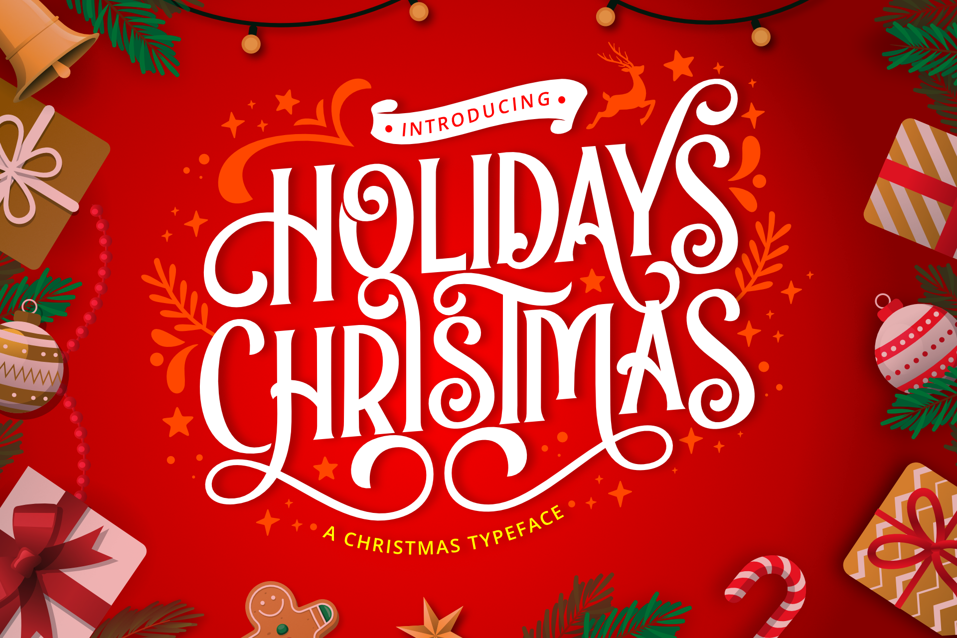Holidays Christmas Font - photo 1