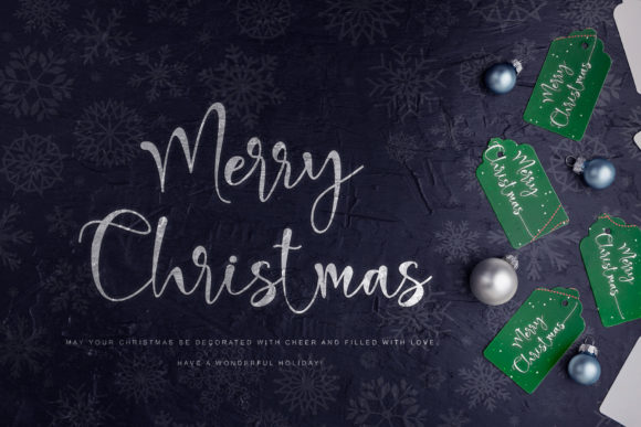 Holy Christmas Eve Font PNG with transparent background - Preview 1
