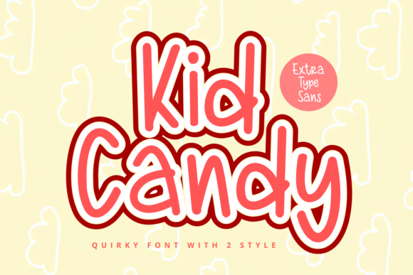 Kid Candy Font PNG with transparent background - Preview 1