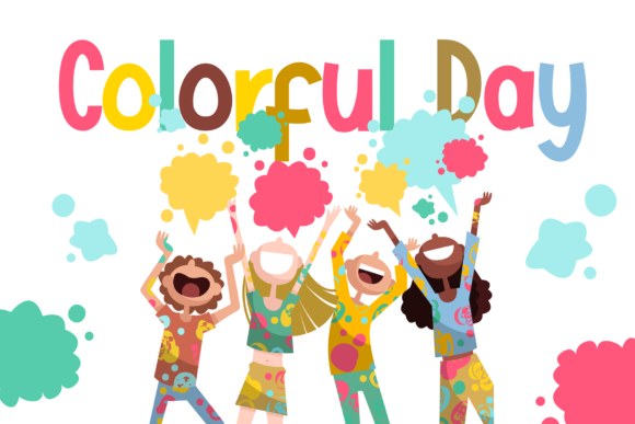 Kids Komik Font PNG with transparent background - Preview 2