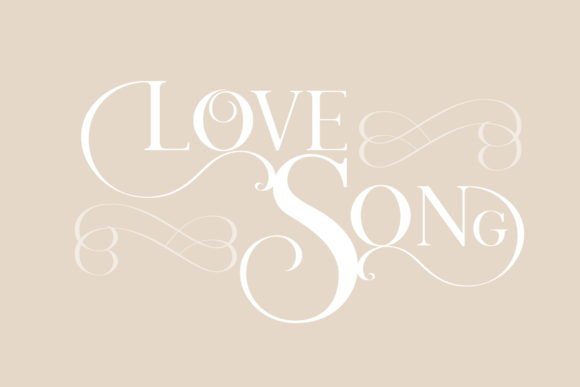 Love Moon Standard Font PNG with transparent background - Preview 1