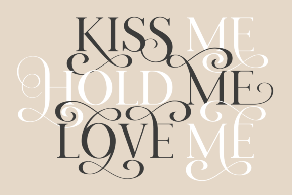 Love Moon Standard Font PNG with transparent background - Preview 3