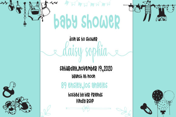 Lovely Sweet Sweety Font PNG with transparent background - Preview 2