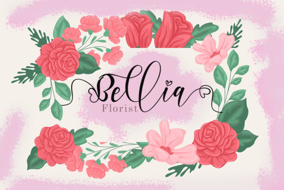 Roshalia Font PNG with transparent background - Preview 1