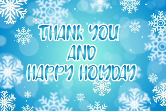 Snow Landy Font PNG with transparent background - Preview 4