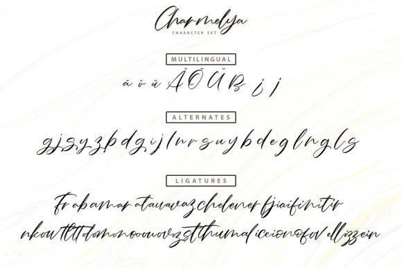 Charmelya Font - Preview 5