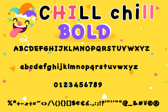 Chill Chill Font - Preview 1
