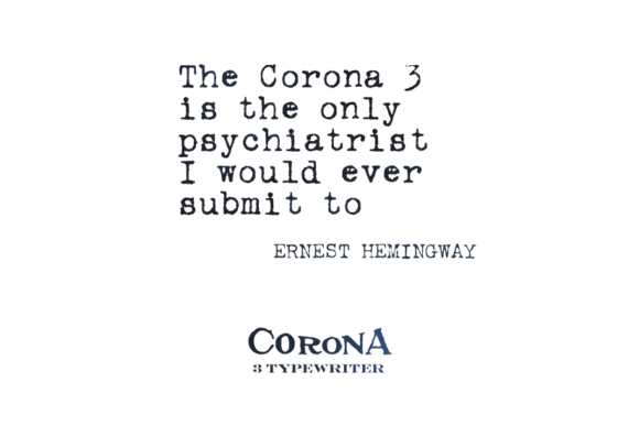 Corona 3 Typewriter Font - Preview 1