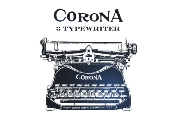 Corona 3 Typewriter Font - Preview 3