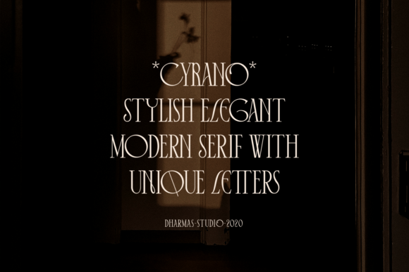 Cyrano Font - Preview 1