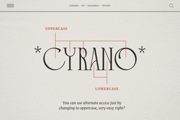 Cyrano Font - Preview 2