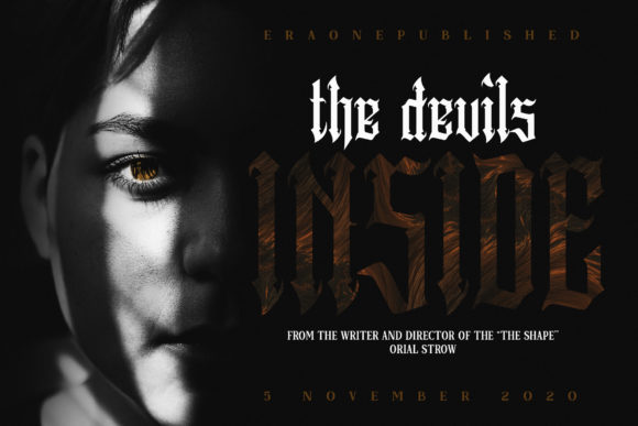 Darkgone Font PNG with transparent background - Preview 1