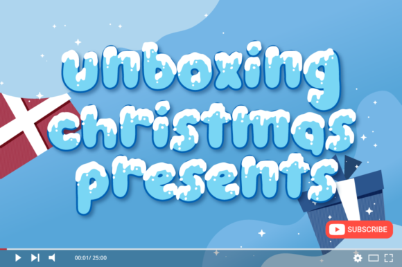 Frostine Snow Font - Preview 3