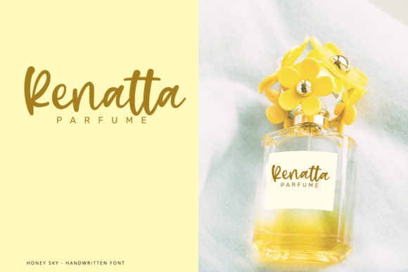 Honey Sky Font PNG with transparent background - Preview 5