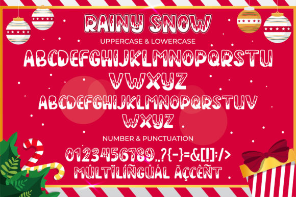 Rainy Snow Font font preview - 6