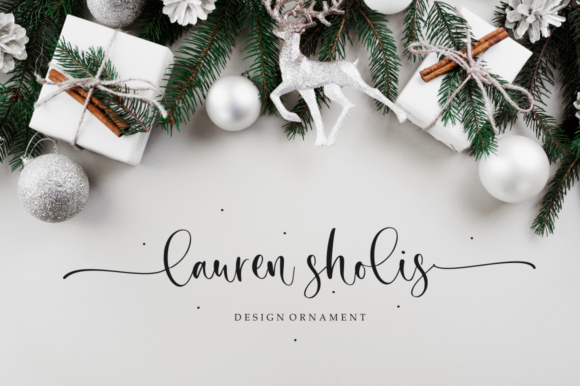 Secret Winter Font PNG with transparent background - Preview 2