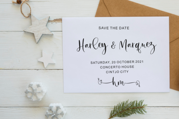 Secret Winter Font PNG with transparent background - Preview 4