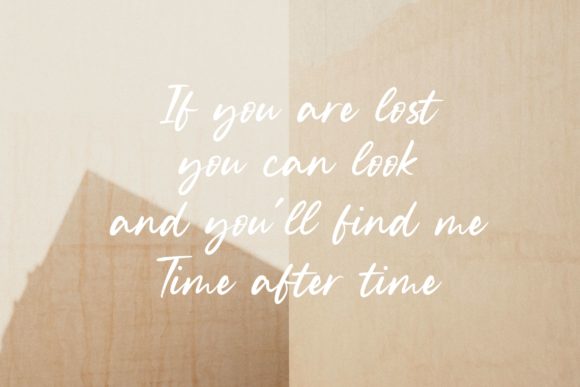 Silent Landfield Font PNG with transparent background - Preview 1
