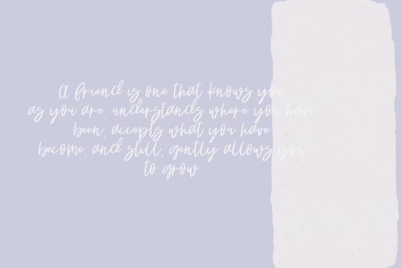 Afterglows Font - Preview 3