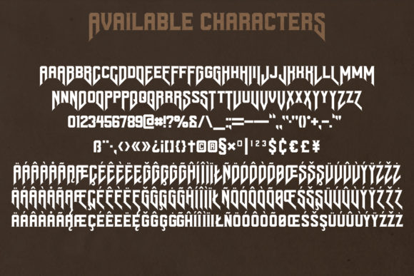 Asgaard Font - Preview 1