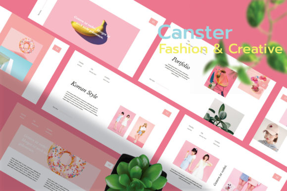 Preview of Canster - Fashion & Creative PowerPoint PowerPoint template