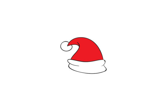Christmas Santa Hat Asset Illustration Graphic by wiwasatastudio