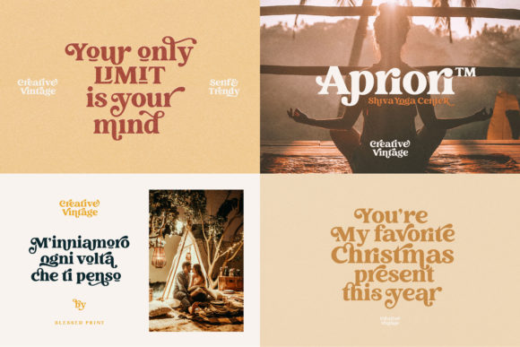 Creative Vintage Font - Preview 1