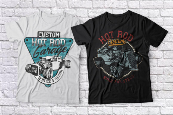 Hot Rod Font PNG with transparent background - Preview 6