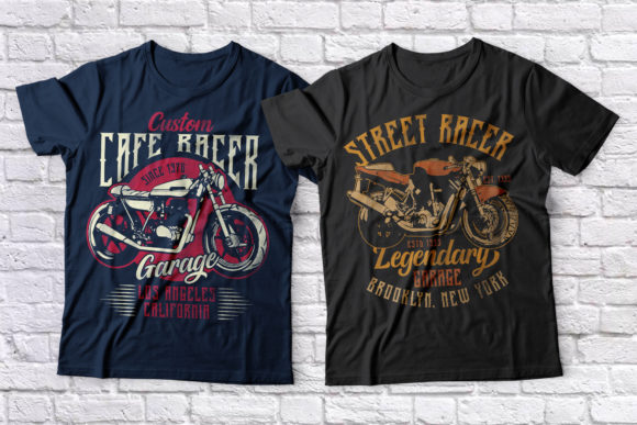 Old Biker Font PNG with transparent background - Preview 4