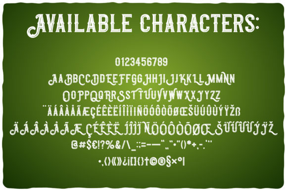 Original Absinthe Font PNG with transparent background - Preview 1