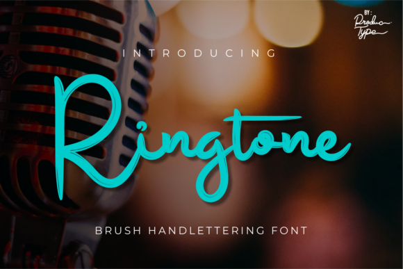 Ringtone Czcionki Skryptowe Czcionka Przez Productype