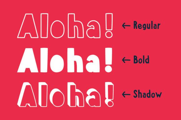 Aloha Font - Preview 4