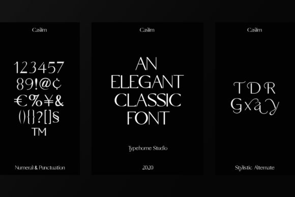 Caslim Font - Preview 5