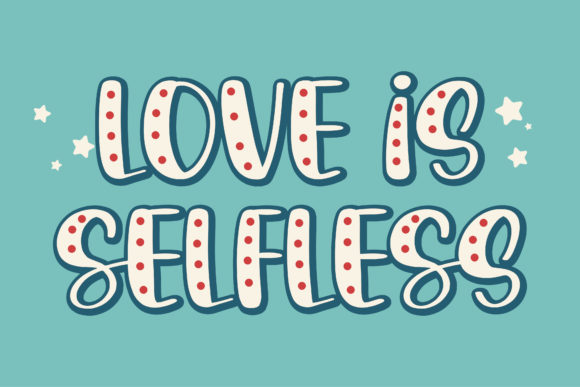 Christmas Decorations Font Font - Preview 2