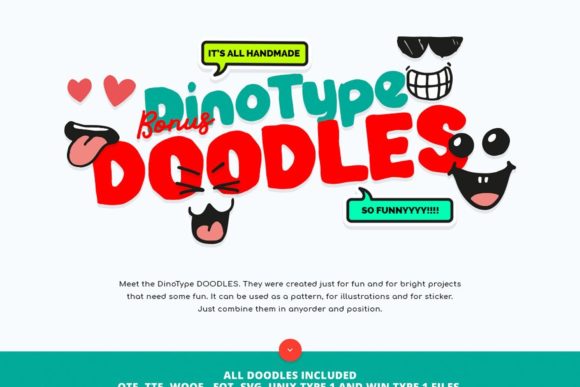 Dino Font - Preview 4